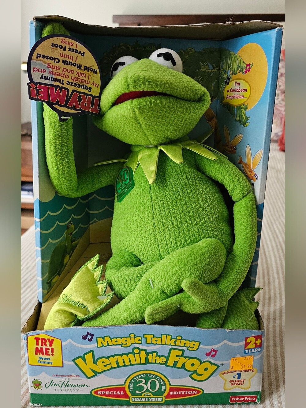 30th Anniversary Special Edition Fisher-Price Kermit the Frog Magic Talking